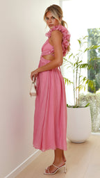 Demelza | Romantic Rosette Dress