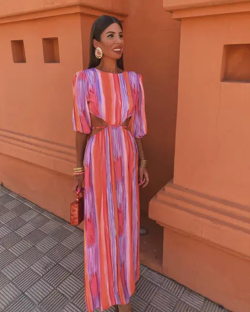 Norelia®  | Elegante jurk met open rug