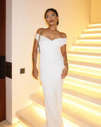 Althea | Elegante Rugloze Maxi Jurk