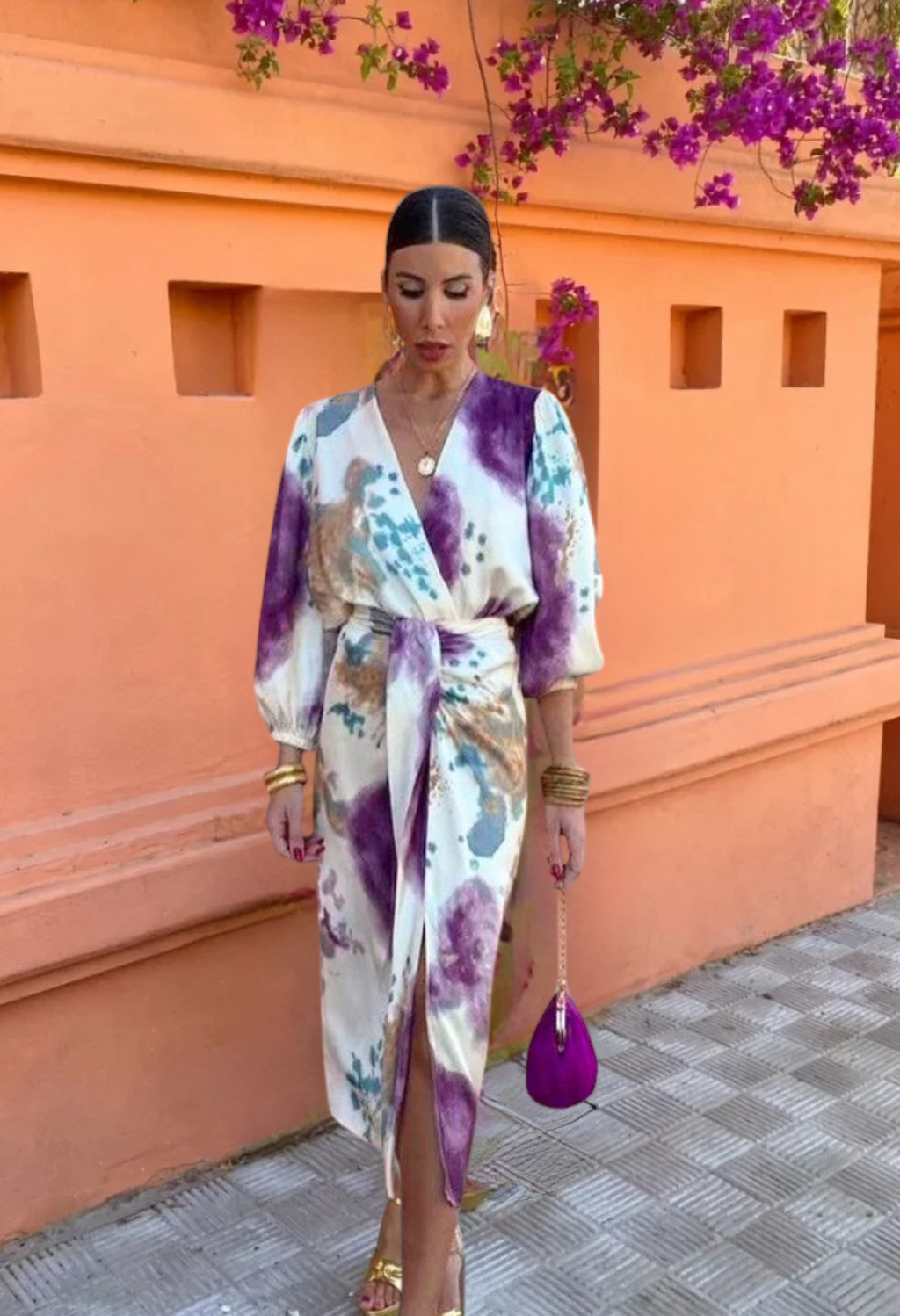 Norelia®  | Elegante V-hals jurk