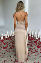 Delphi | Drape Satin Gown
