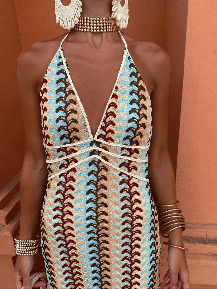 Cerai | Moderne elegante lange jurk