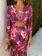 Danika | Elegante jurk met uitsnijding